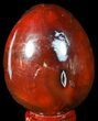 Colorful Carnelian Agate Egg #55509-1